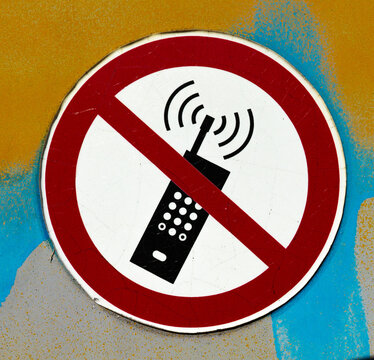 Telefonieren verboten