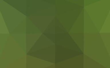 Fototapeta premium Light Green vector blurry triangle pattern.