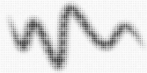 Fototapeta premium Halftone texture.