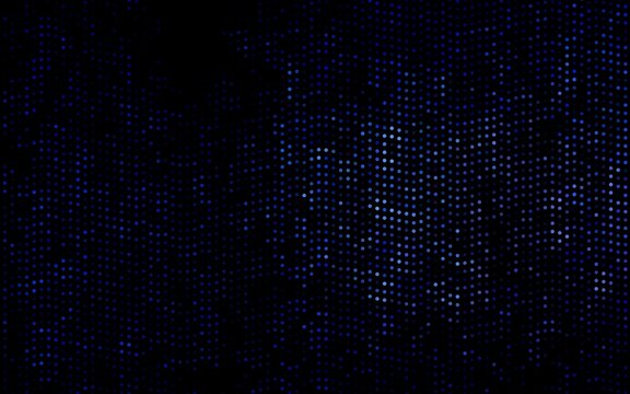 Dark BLUE vector backdrop with dots. © Dmitry