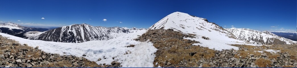 panorama of the mountains