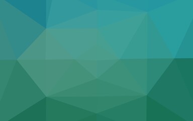 Light BLUE vector polygon abstract backdrop.