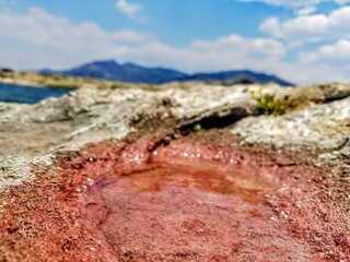 water in the mountains