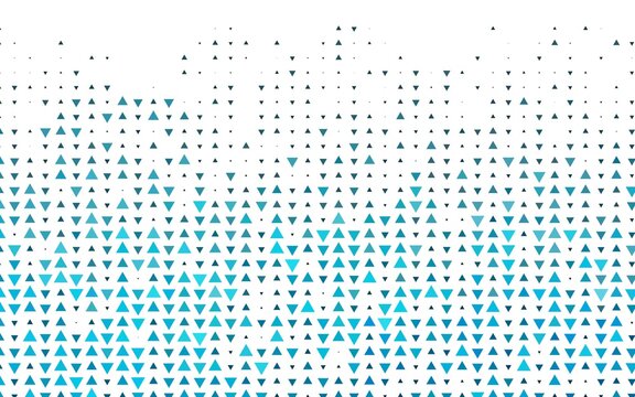 Light BLUE vector pattern in polygonal style.