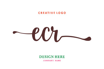 logo composition of the letter ECRis simple, easy to understand and authoritative