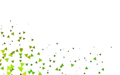 Light Blue, Yellow vector cover in polygonal style.