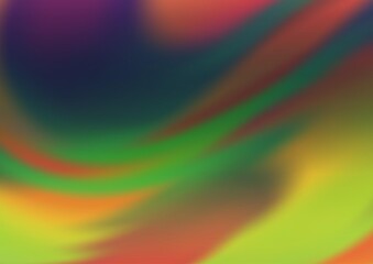 Dark Multicolor, Rainbow vector abstract bokeh pattern.