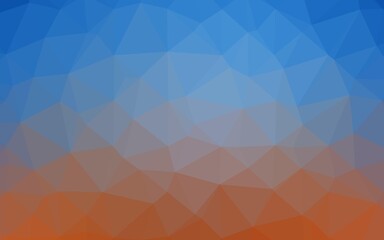 Light Blue, Red vector low poly cover.