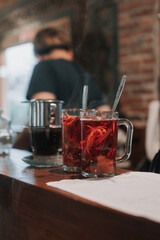 This is one drink that you should choose as a friend to enjoy the night atmosphere of Solo City. His name is wedang uwuh. In Javanese, 