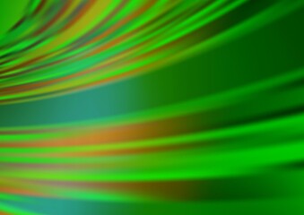 Light Green vector bokeh template.