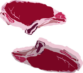 flattened meat tenderloin
