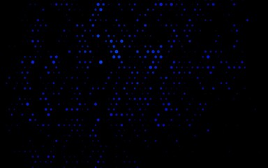 Dark BLUE vector template with circles.