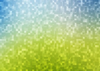 Light Blue, Green vector pattern in square style.