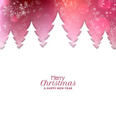 Beautiful Merry Christmas festival greeting background