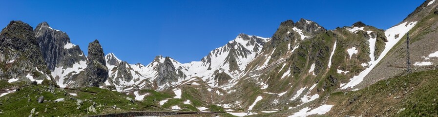 Fototapeta na wymiar アルプス、グラン・サン・ベルナール峠