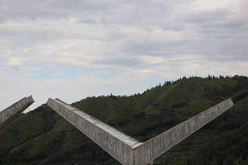 view from the top of the mountain