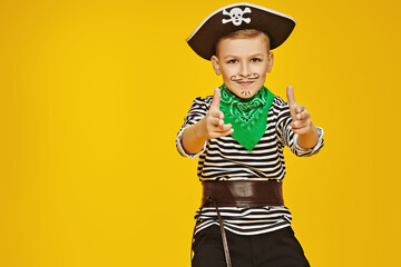 brave pirate boy