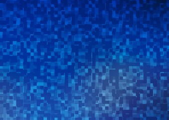 Light BLUE vector background with rectangles.