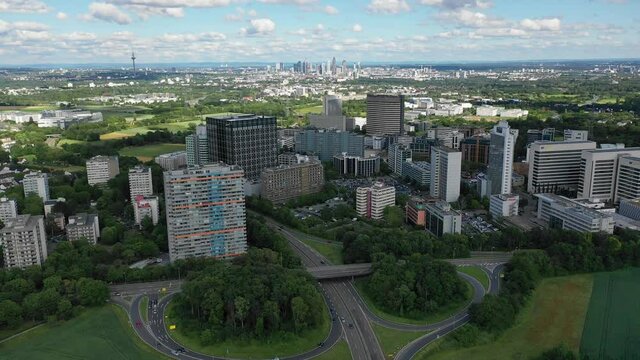 Eschborn from above | Eschborn bei Frankfurt aus der Luft