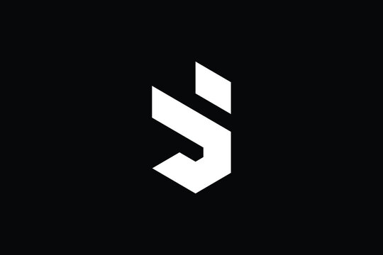 Initial based clean and minimal letter. S SJ JS logo creative fonts monogram icon symbol. Universal elegant luxury alphabet vector design 