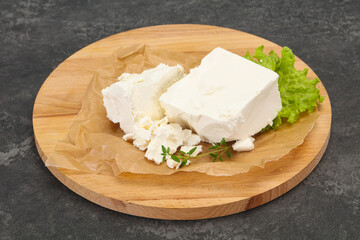 Greek traditional Feta soft cheese