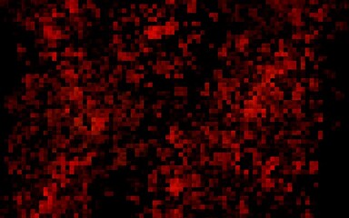 Dark Orange vector cover in polygonal style.