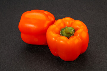 Orange sweet tasty Bell Pepper
