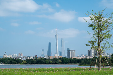Fototapeta na wymiar City Vision of Guangzhou, China