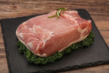 Pork meat piece for cooking