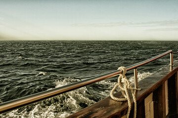 On a boat
