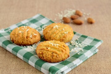 Gluten Free Almond Coconut Cookies 