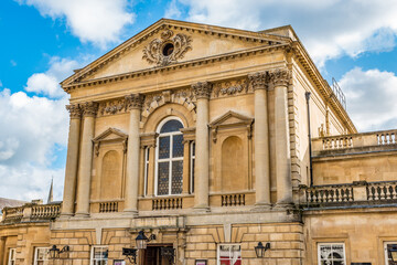 The Roman Baths, a well-preserved thermae in the city of Bath, Somerset, England.