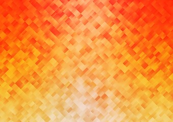 Light Orange vector backdrop with rectangles, squares.
