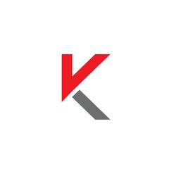K Logo Simple and Clean Design