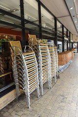 cafe restaurant brasserie ferm&eacute; covid-19 coronavirus confinement reconfinement