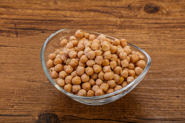 Vegan cuisine - Dry chickpea heap