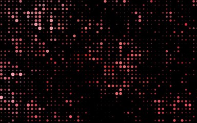 Dark Green, Red vector cover with spots.