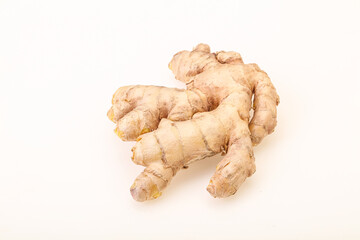 Natural organic raw ginger root