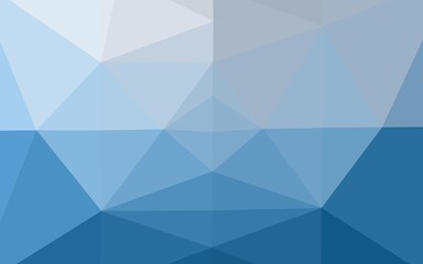 Obraz premium Light BLUE vector polygonal template.