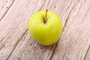 Ripe and sweet green apple