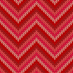 Fashionable zigzag chevron stripes knit texture 