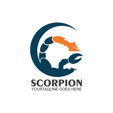 scorpion vector icon  illustration design