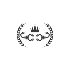 scorpion vector icon  illustration design