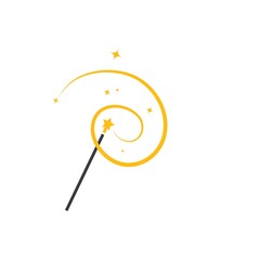 wand magic  vector icon illustration design