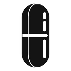 Refill capsule icon, simple style