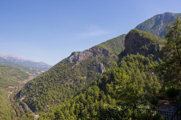 Fototapeta na wymiar View on the Taurus mountains, Turkey