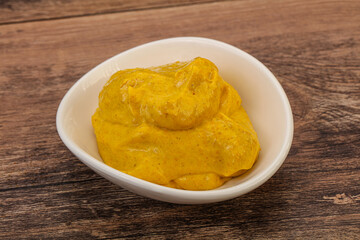 Asian Curry sauce in the bowl