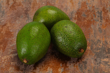Ripe green dietary avocado - superfood