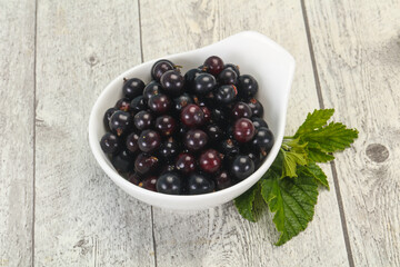 Fresh ripe sweet black currant