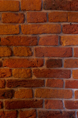 brick wall texture. red brick wall